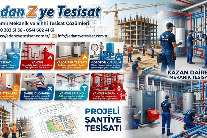 A dan Z ye Tesisat Kocaeli